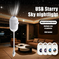 Explosive USB Starry Sky Projection Light for Car Interior, Home, Bedroom, Nightlight, Romantic Galaxy Atmosphere Light