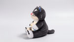 Peluche Gato respirable - perfil
